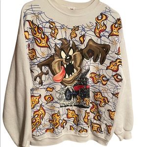 Vintage Looney Tunes White Crewneck